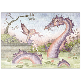 Darstellung des Puzzle-Motivs Der Sommerteich - Amy Brown – Puzzleteile: 500