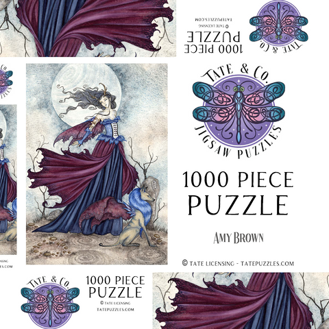 The Moon Is Calling 1000 Puzzle Schachtel 3D Modell