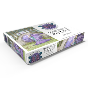 Darstellung des Puzzle Motivs Das Nachttor - Amy Brown - Puzzleteile: 1000