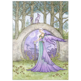 Darstellung des Puzzle Motivs Das Nachttor - Amy Brown - Puzzleteile: 500