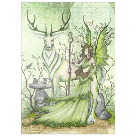 Darstellung des Puzzle Motivs Wächter - Amy Brown - Puzzleteile: 500