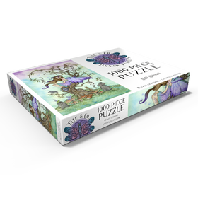 Alternative Darstellung des Puzzle-Motivs Windspiel - Amy Brown – Puzzleteile: 1000
