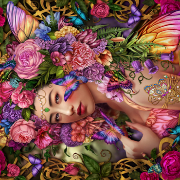 Spring Fairy Queen 1000 Puzzle 3D Modell