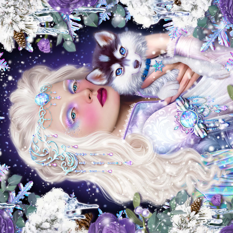 Winter Fairy Queen 1000 Puzzle 3D Modell