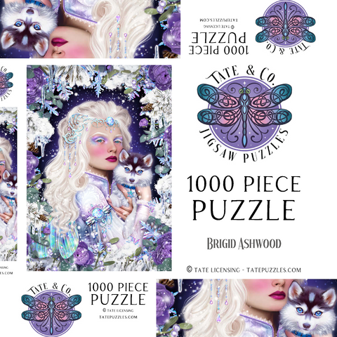 Winter Fairy Queen 1000 Puzzle Schachtel 3D Modell