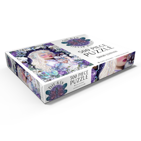 Darstellung des Puzzle Motivs Winter-Feen-Königin - Brigid Ashwood - Puzzleteile: 500