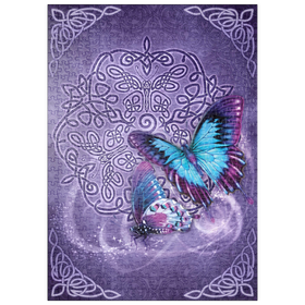Darstellung des Puzzle Motivs Keltischer Schmetterling - Brigid Ashwood - Puzzleteile: 500