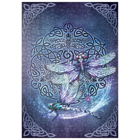 puzzleplate Celtic Dragonfly 500 Puzzle