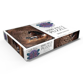 Alternative Darstellung des Puzzle-Motivs Keltisches Pferd - Brigid Ashwood – Puzzleteile: 1000