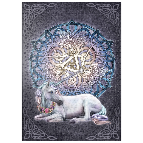 puzzleplate Celtic Unicorn 500 Puzzle