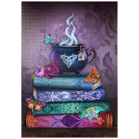 Darstellung des Puzzle-Motivs Hexengebräu - Brigid Ashwood – Puzzleteile: 1000