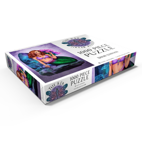 Alternative Darstellung des Puzzle-Motivs Keltische Stein-Nixe - Brigid Ashwood – Puzzleteile: 1000