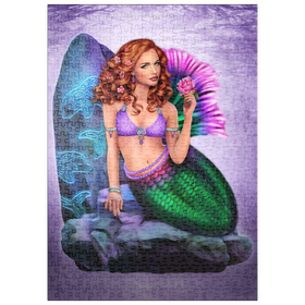 Darstellung des Puzzle Motivs Keltische Stein-Nixe - Brigid Ashwood - Puzzleteile: 500