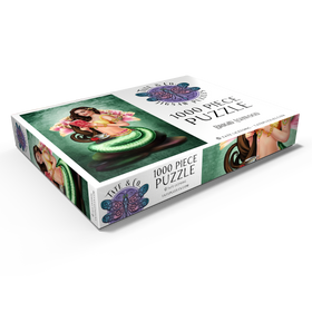 Alternative Darstellung des Puzzle-Motivs Buchliebhaberin Meerjungfrau - Brigid Ashwood – Puzzleteile: 1000