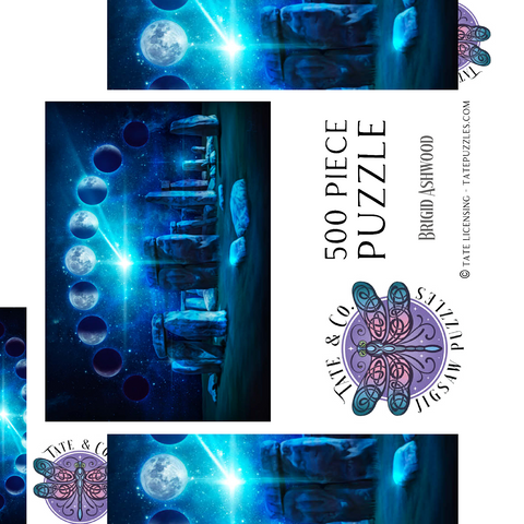 Stonehenge 500 Puzzle Schachtel 3D Modell