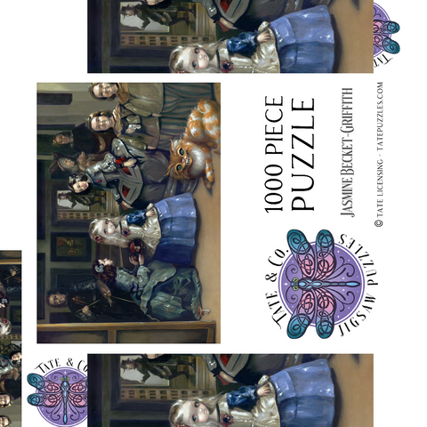 Alice and Las Meninas 1000 Puzzle Schachtel 3D Modell