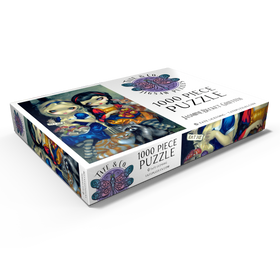 Alternative Darstellung des Puzzle-Motivs Alice und Schneewittchen - Jasmine Becket-Griffith – Puzzleteile: 1000