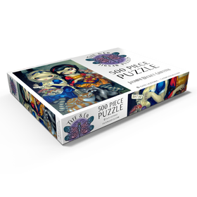 Alternative Darstellung des Puzzle-Motivs Alice und Schneewittchen - Jasmine Becket-Griffith – Puzzleteile: 500