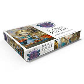 Darstellung des Puzzle Motivs Alice im Dali-Traum - Jasmine Becket-Griffith - Puzzleteile: 500