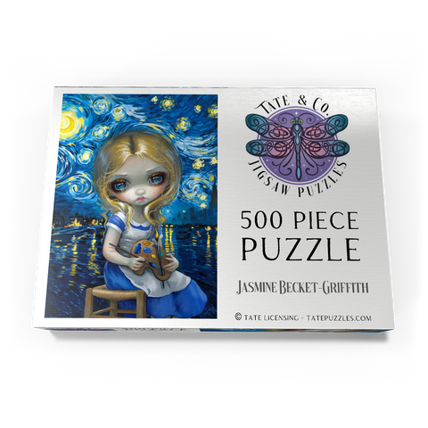 Alice in a Van Gogh Nocturne 500 Puzzle Schachtel Ansicht3