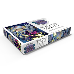 Darstellung des Puzzle Motivs Engel des Sternenlichts - Jasmine Becket-Griffith - Puzzleteile: 1000