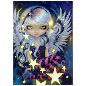 Darstellung des Puzzle-Motivs Engel des Sternenlichts - Jasmine Becket-Griffith – Puzzleteile: 1000
