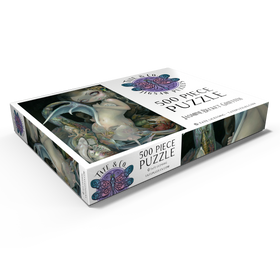Alternative Darstellung des Puzzle-Motivs Arcimboldo-Nixe - Jasmine Becket-Griffith – Puzzleteile: 500