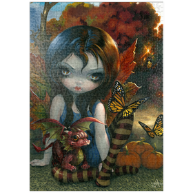 Darstellung des Puzzle Motivs Herbst - Jasmine Becket-Griffith - Puzzleteile: 1000
