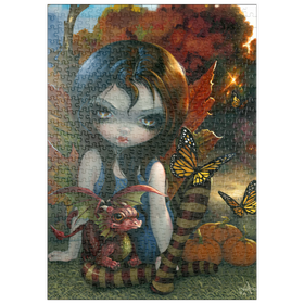 Darstellung des Puzzle Motivs Herbst - Jasmine Becket-Griffith - Puzzleteile: 500