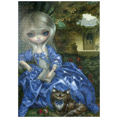 Darstellung des Puzzle Motivs Tagträumendes Wunderland - Jasmine Becket-Griffith puzzleplate Daydreaming Wonderland 1000 Puzzle