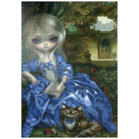 Darstellung des Puzzle Motivs Tagträumendes Wunderland - Jasmine Becket-Griffith - Puzzleteile: 1000