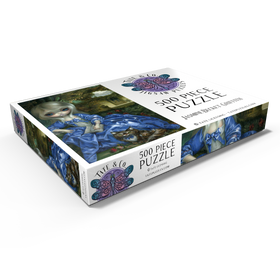 Darstellung des Puzzle Motivs Tagträumendes Wunderland - Jasmine Becket-Griffith - Puzzleteile: 500