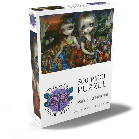 Darstellung des Puzzle Motivs Kleid der Sünder, Kleid der Heiligen - Jasmine Becket-Griffith Kleid der Sünder, Kleid der Heiligen - Jasmine Becket-Griffith 500 Puzzle Schachtel Ansicht2