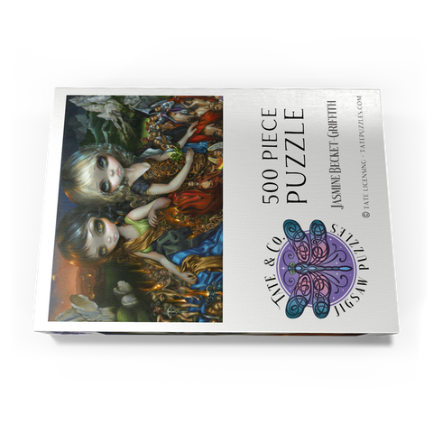 Darstellung des Puzzle Motivs Kleid der Sünder, Kleid der Heiligen - Jasmine Becket-Griffith Kleid der Sünder, Kleid der Heiligen - Jasmine Becket-Griffith 500 Puzzle Schachtel Ansicht3