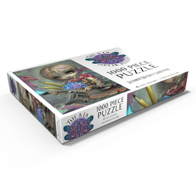 Alternative Darstellung des Puzzle-Motivs Drachenjagd - Jasmine Becket-Griffith – Puzzleteile: 1000