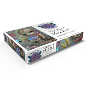 Alternative Darstellung des Puzzle-Motivs Drachenjagd - Jasmine Becket-Griffith – Puzzleteile: 500