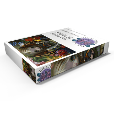 Flower Dragonling 500 Puzzle Schachtel Ansicht1