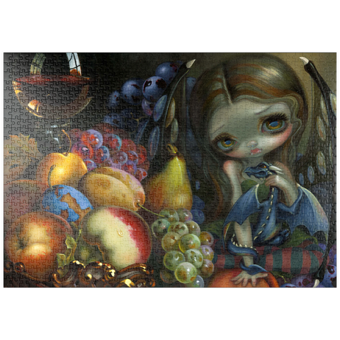 puzzleplate Fruit Dragonling 1000 Puzzle