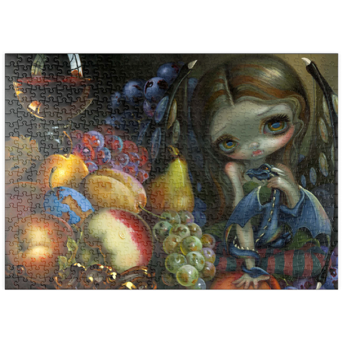 puzzleplate Fruit Dragonling 500 Puzzle