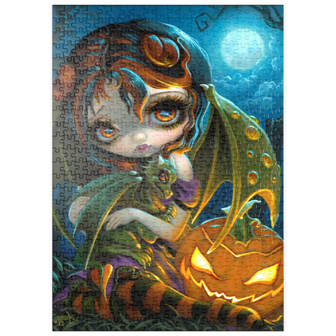 puzzleplate Halloween Dragonling 500 Puzzle