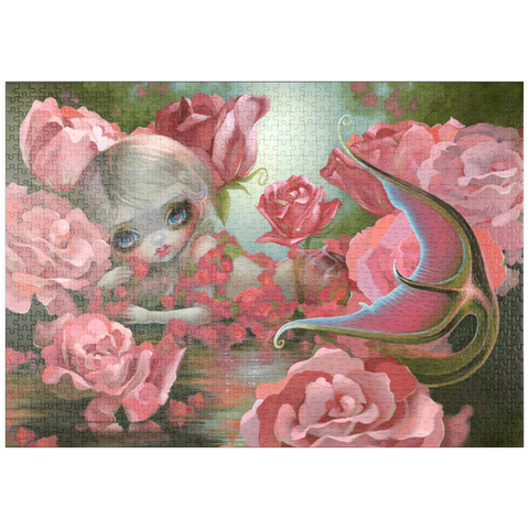 puzzleplate Mermaid with Roses 1000 Puzzle