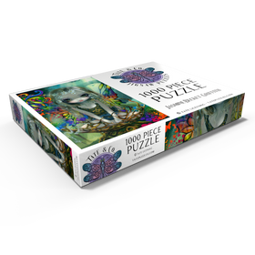 Darstellung des Puzzle Motivs Paisley - Jasmine Becket-Griffith - Puzzleteile: 1000