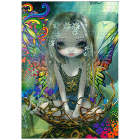 Darstellung des Puzzle Motivs Paisley - Jasmine Becket-Griffith - Puzzleteile: 1000