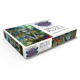 Darstellung des Puzzle Motivs Paisley - Jasmine Becket-Griffith - Puzzleteile: 500