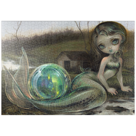 Darstellung des Puzzle-Motivs Prärie-Nixe - Jasmine Becket-Griffith – Puzzleteile: 1000