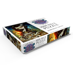 Alternative Darstellung des Puzzle-Motivs Prinzessin der Knochen - Jasmine Becket-Griffith – Puzzleteile: 1000
