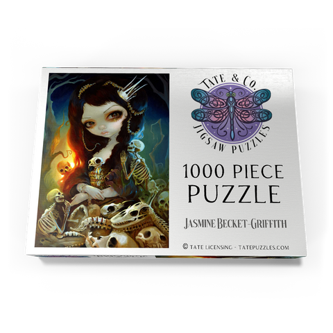 Darstellung des Puzzle Motivs Prinzessin der Knochen - Jasmine Becket-Griffith Princess of Bones 1000 Puzzle Schachtel Ansicht3