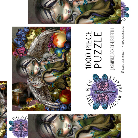 Silent Wisdom 1000 Puzzle Schachtel 3D Modell