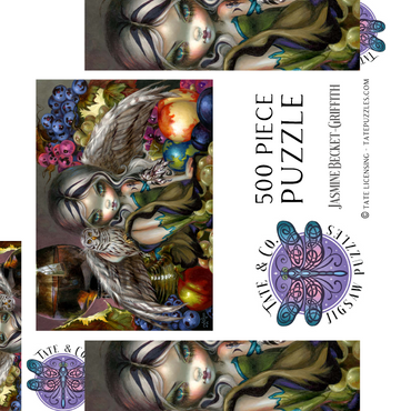 Silent Wisdom 500 Puzzle Schachtel 3D Modell