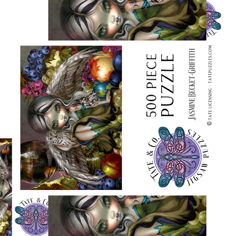 Silent Wisdom 500 Puzzle Schachtel 3D Modell